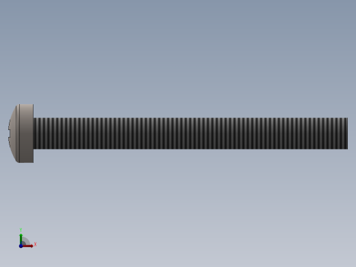 螺丝 M3 十字盘头-M3 x 30 Screw head.SLDPRT