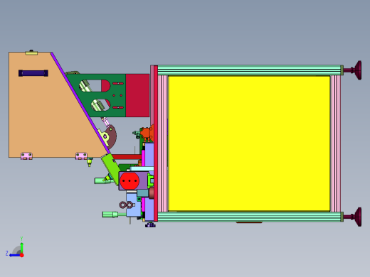 柴油机活塞销的装配装置右视缩略图