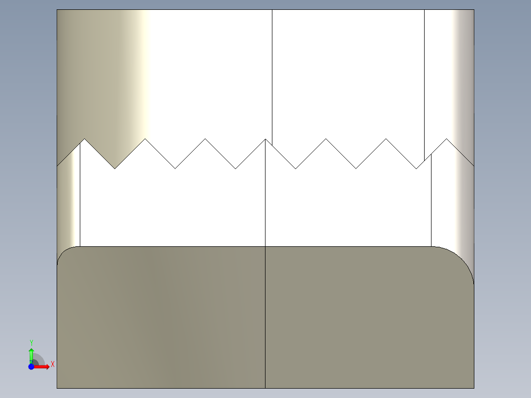 型材-BR 10 SLOT M4 T-NUT KJN530281前视图