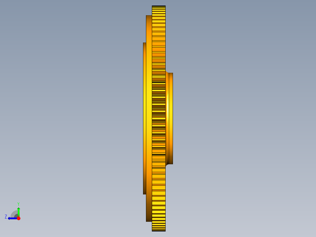 半轴双头数控车床CKS630右视图