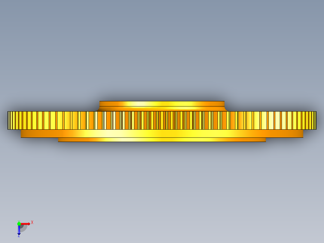 半轴双头数控车床CKS630俯视图
