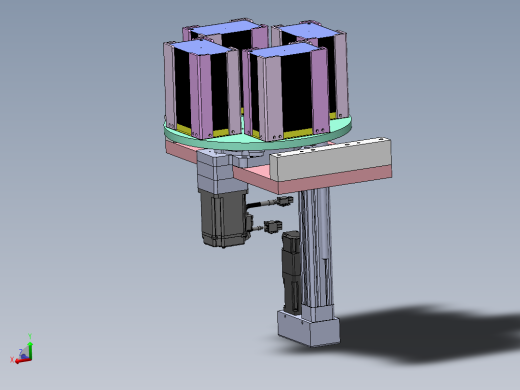 4工位旋转送料机结构