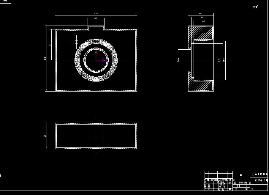 Q261-支撑板机械加工工艺及手动编程设计
