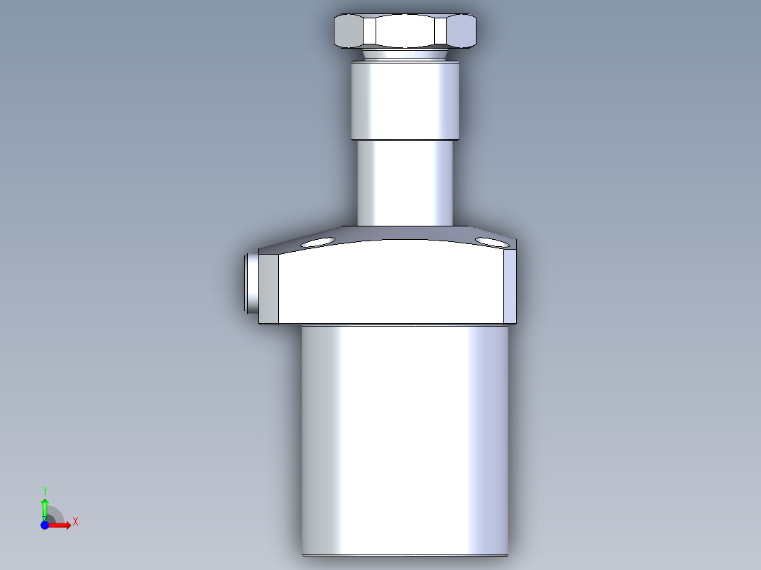 KOSMEKLHA0650-CL-Q15多系列多零件图纸模型前视图