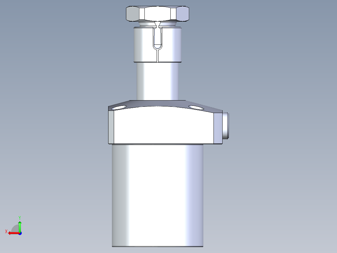 KOSMEKLHA0650-CL-Q15多系列多零件图纸模型后视图