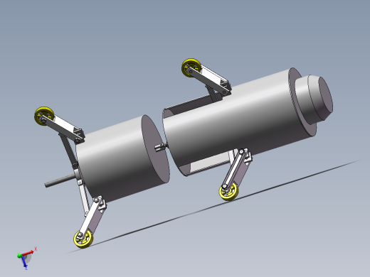 管道检测机器人模型设计
