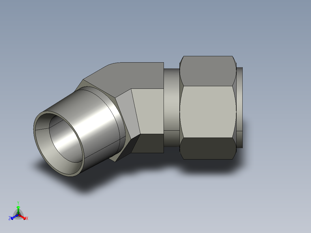 卡套式工业通用硬管接头16_vbu-s主视图