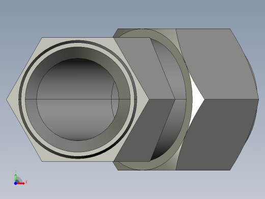 卡套式工业通用硬管接头16_vbu-s前视缩略图