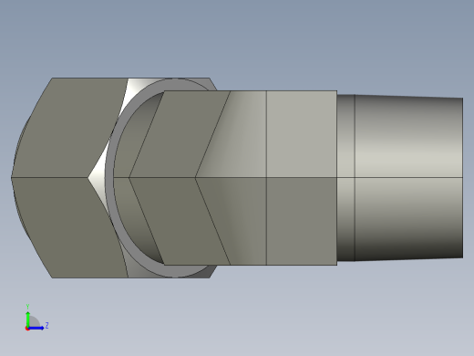 卡套式工业通用硬管接头16_vbu-s左视缩略图
