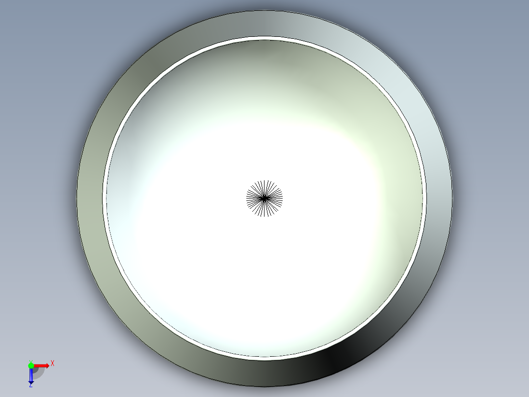 酒杯-勃艮第葡萄酒俯视图