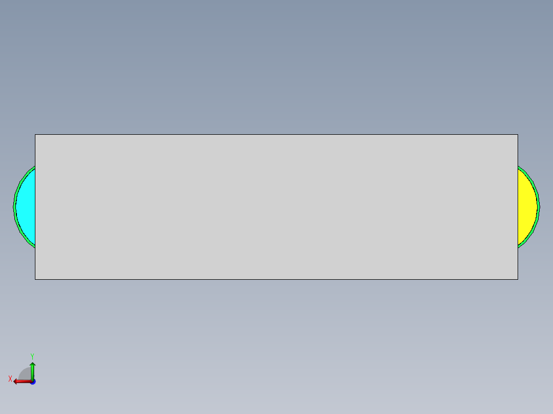 皮带机简单动画仿真后视图