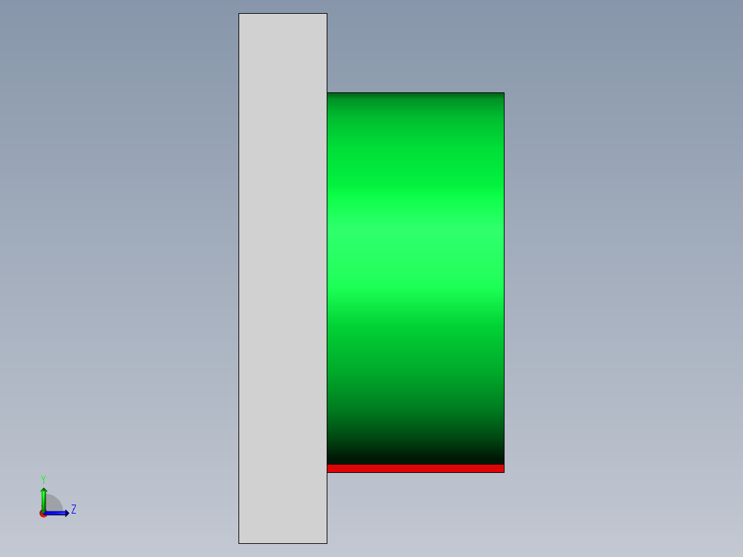 皮带机简单动画仿真左视图