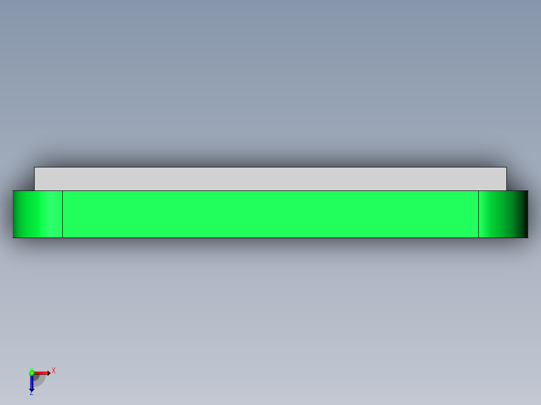 皮带机简单动画仿真俯视图