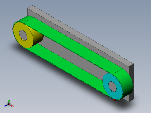 皮带机简单动画仿真正等轴测缩略图