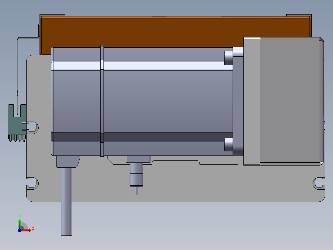 MCB同步带全封闭MCB22-R-750W前视图