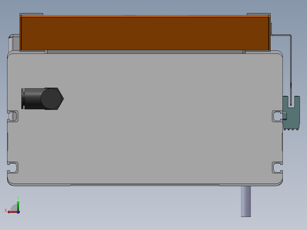 MCB同步带全封闭MCB22-R-750W后视图