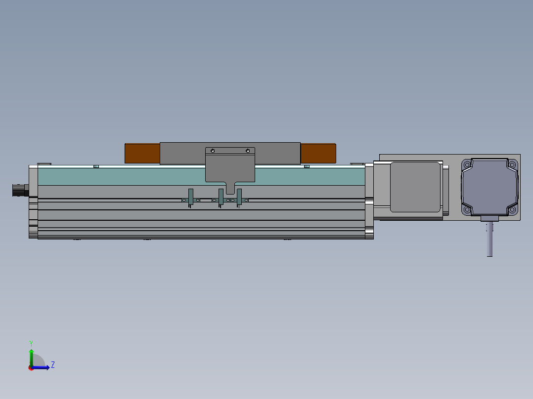 MCB同步带全封闭MCB22-R-750W左视图
