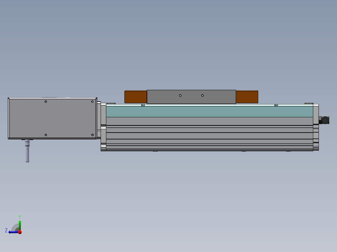 MCB同步带全封闭MCB22-R-750W右视图