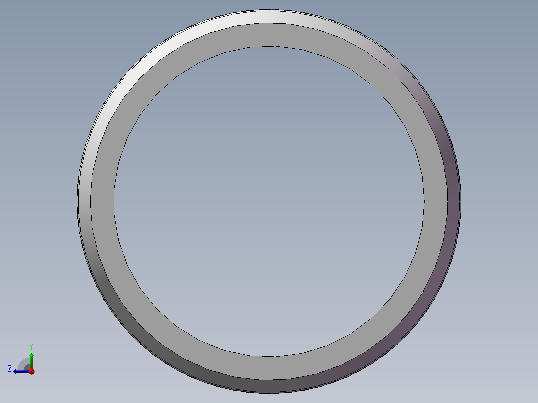 水管接头-直通 DN20右视图