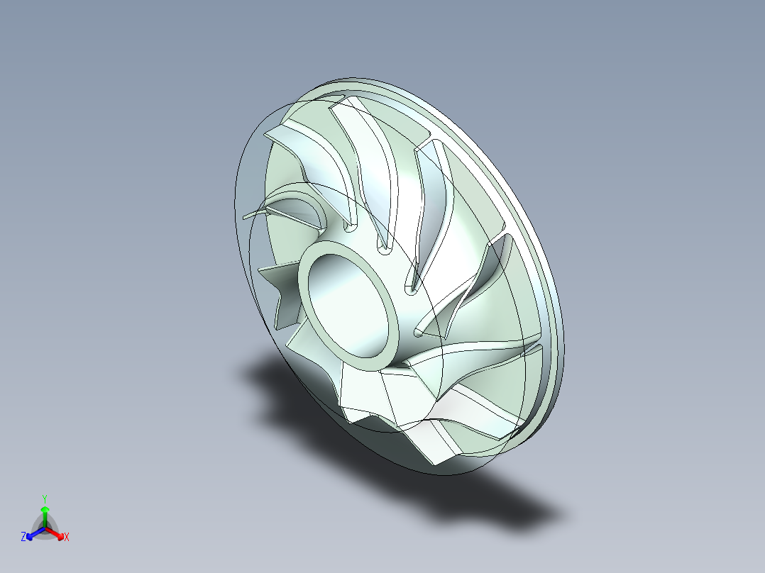五轴叶轮高速加工UG程序编程刀路