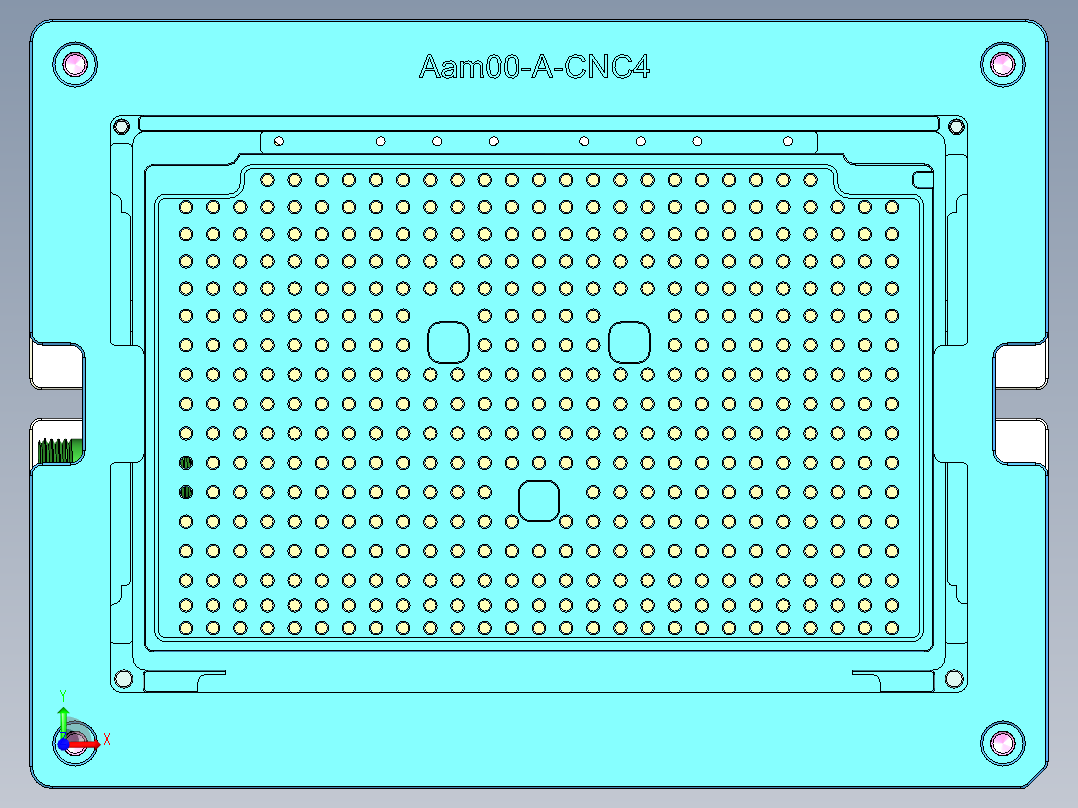Aam00-A-笔记本CNC工装夹具三维模型CNC4-0430前视图