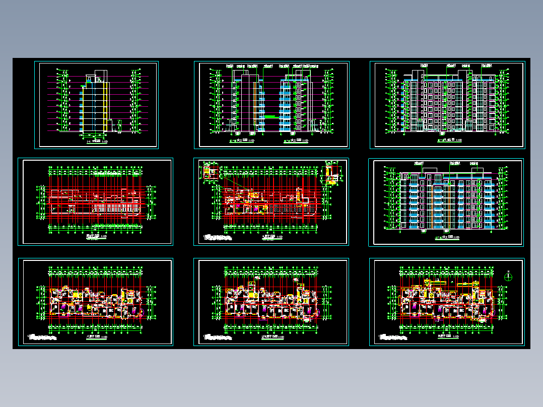 小高层住宅楼方案图