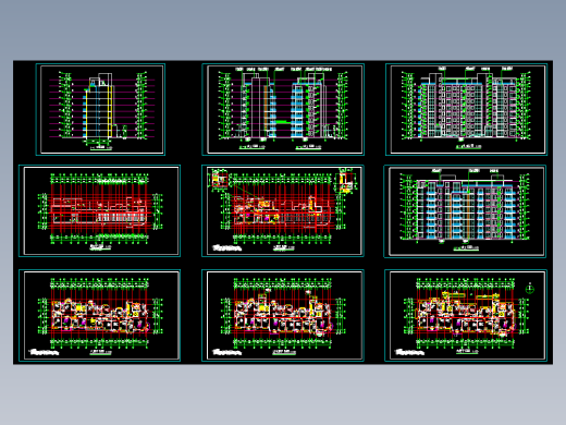 小高层住宅楼方案图