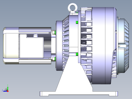 中科仪WXG-16A涡旋真空泵三维模型右视缩略图