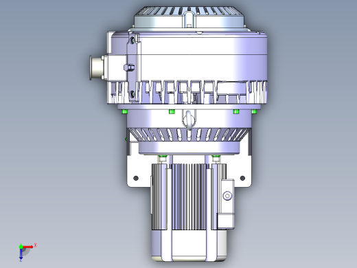 中科仪WXG-16A涡旋真空泵三维模型俯视缩略图