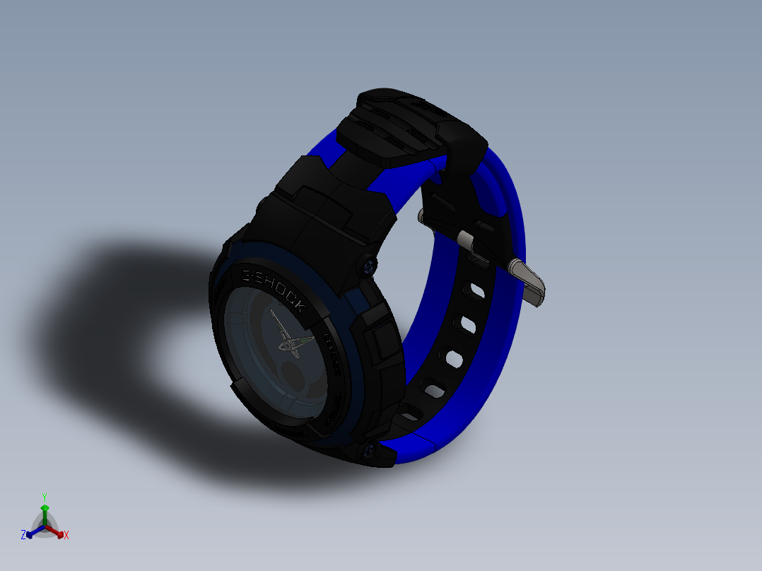 手表(7)正等轴测图