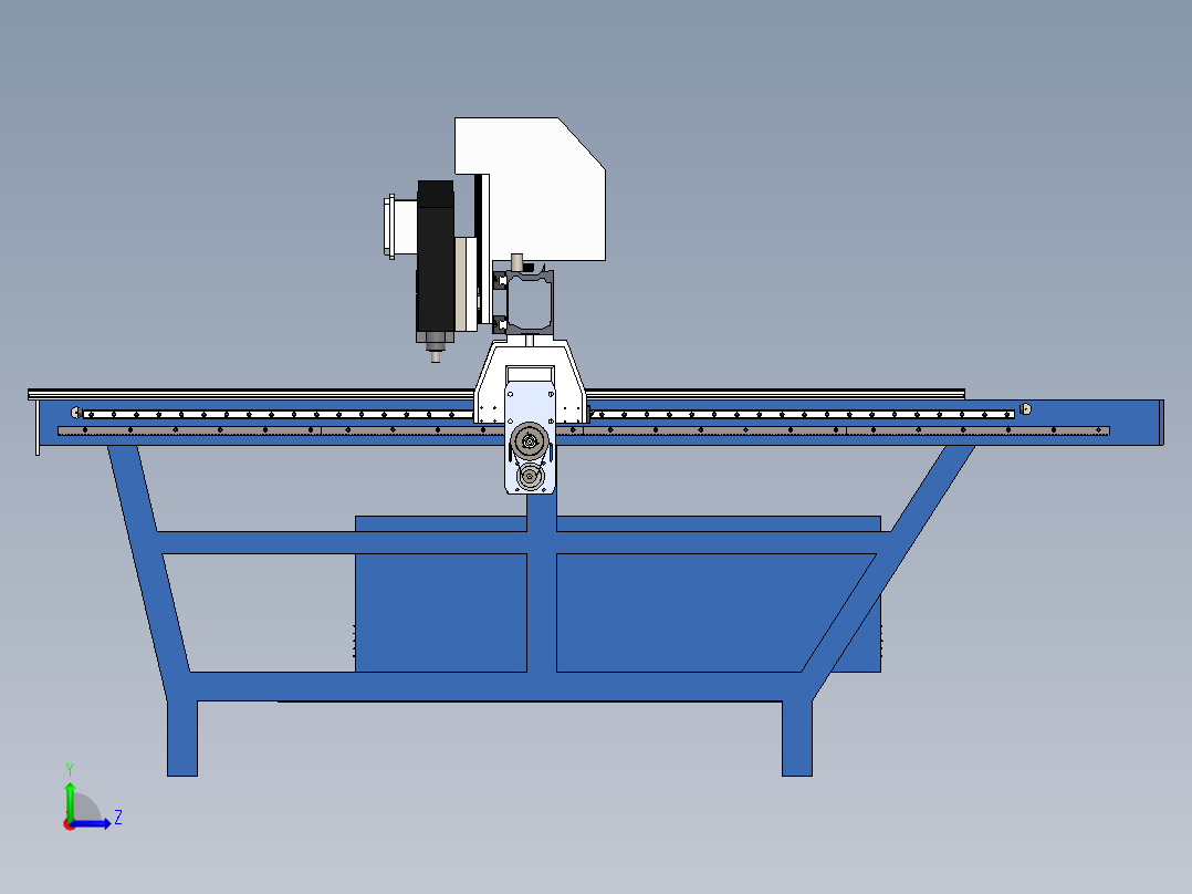 CNC _ Orion 雕刻机左视图