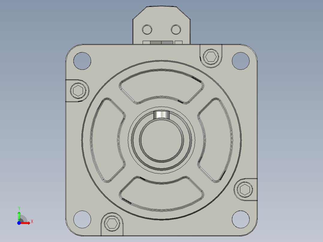 伺服电机60ST-M01330前视图