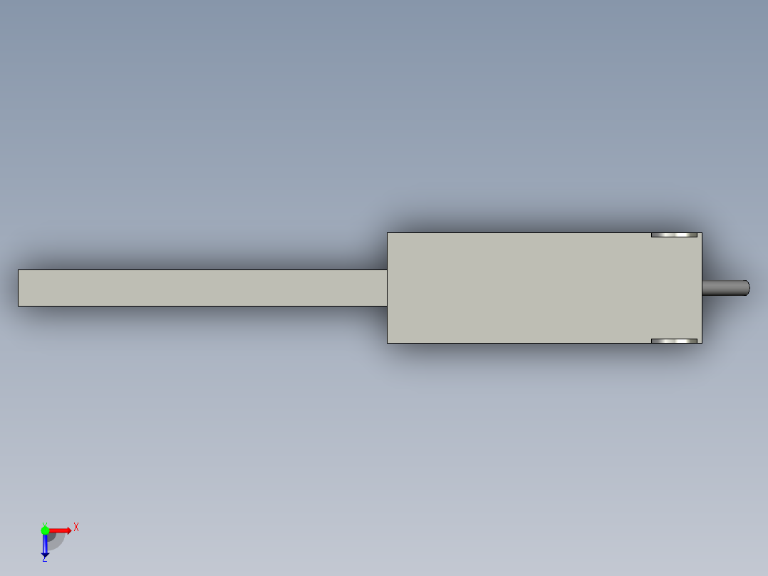 LV-H100光电开关接受俯视图