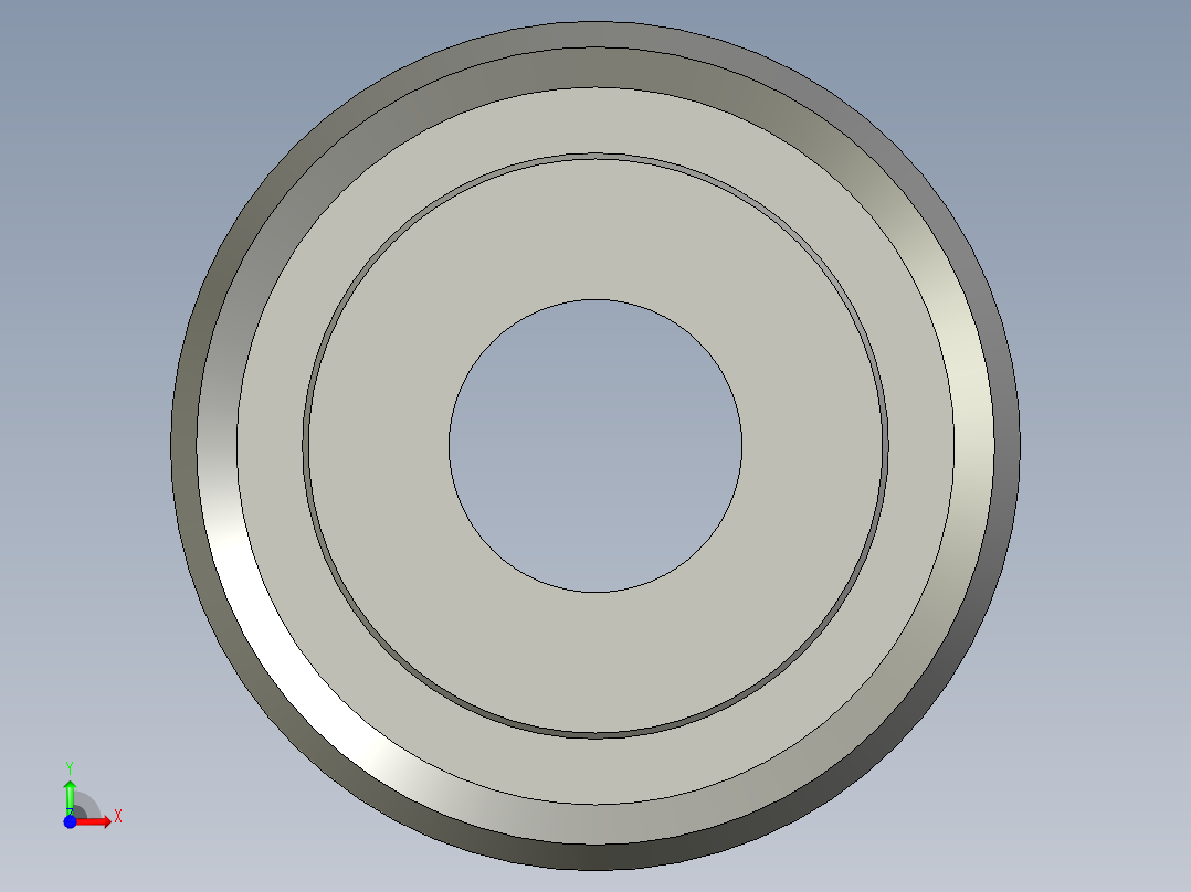 圆孔小凸缘型精确圆弧齿5GT-B同步轮支持定制SLA16-5GT090-B-H10前视图