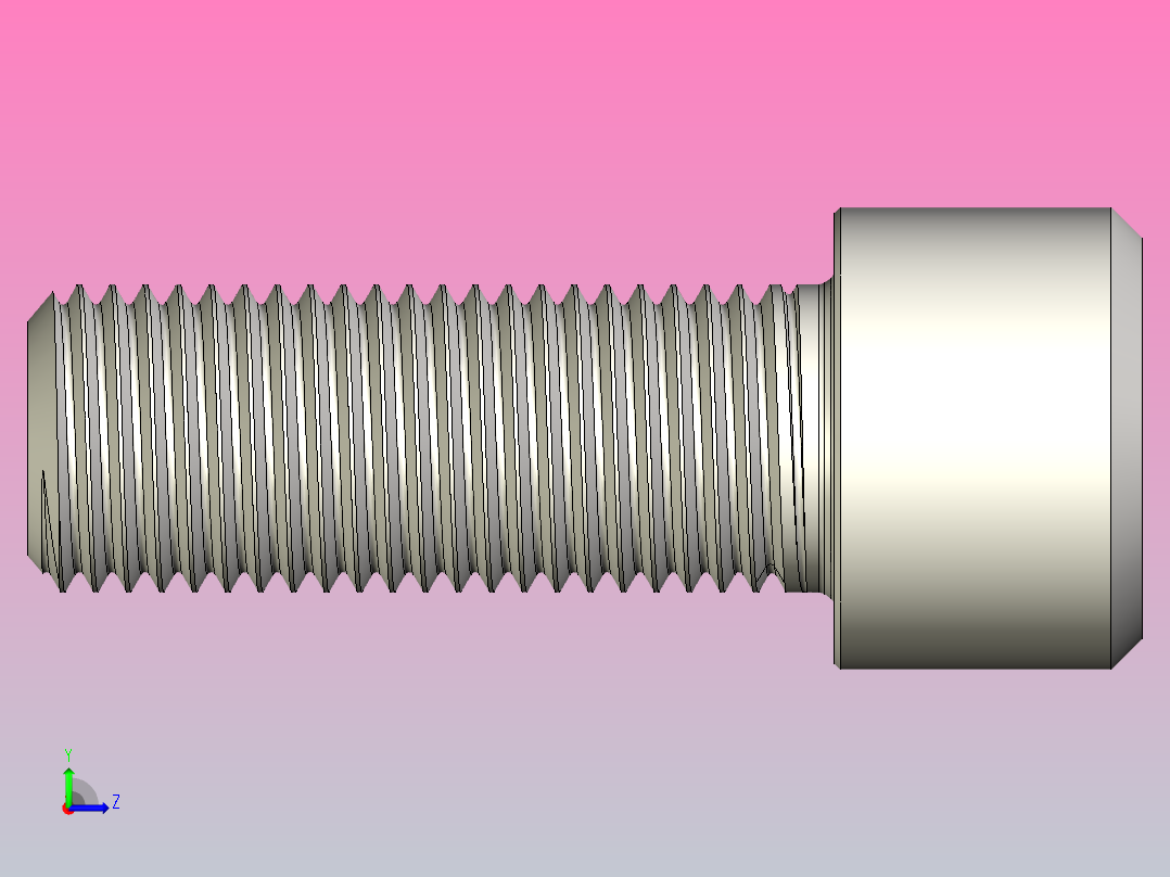 DIN_EN_ISO_4762_M42x110.ipt内六角螺钉左视图