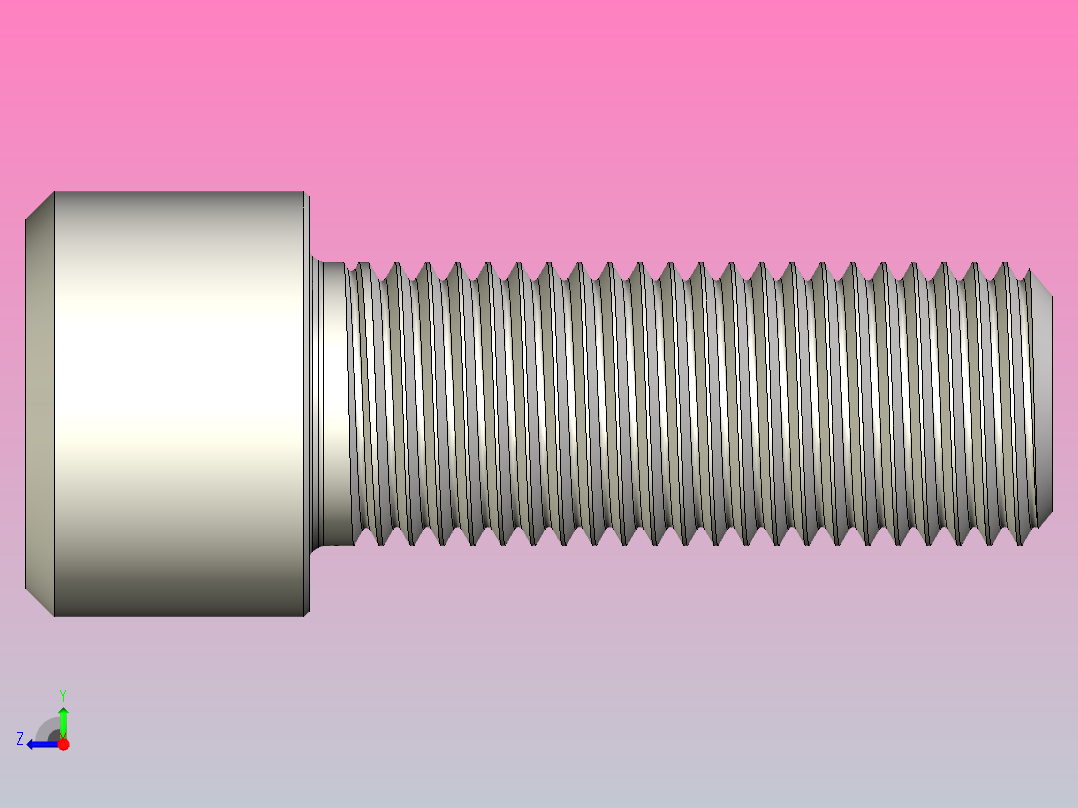 DIN_EN_ISO_4762_M42x110.ipt内六角螺钉右视图