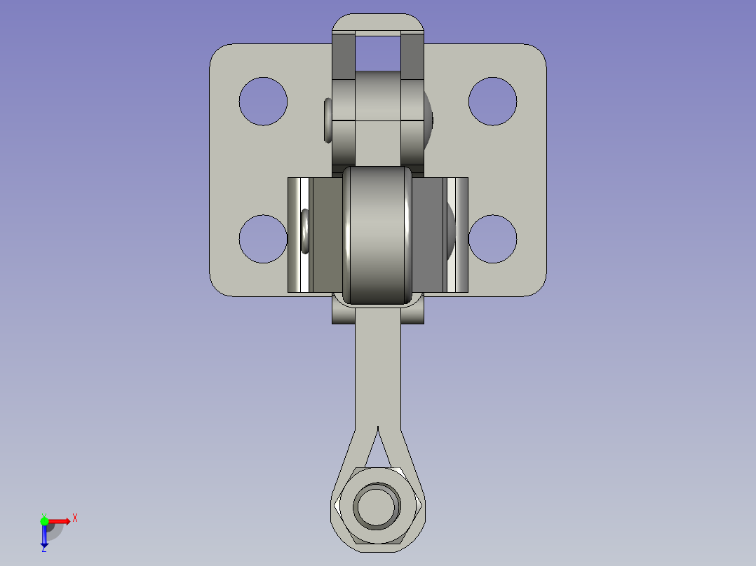 快速夹WDC11401俯视图
