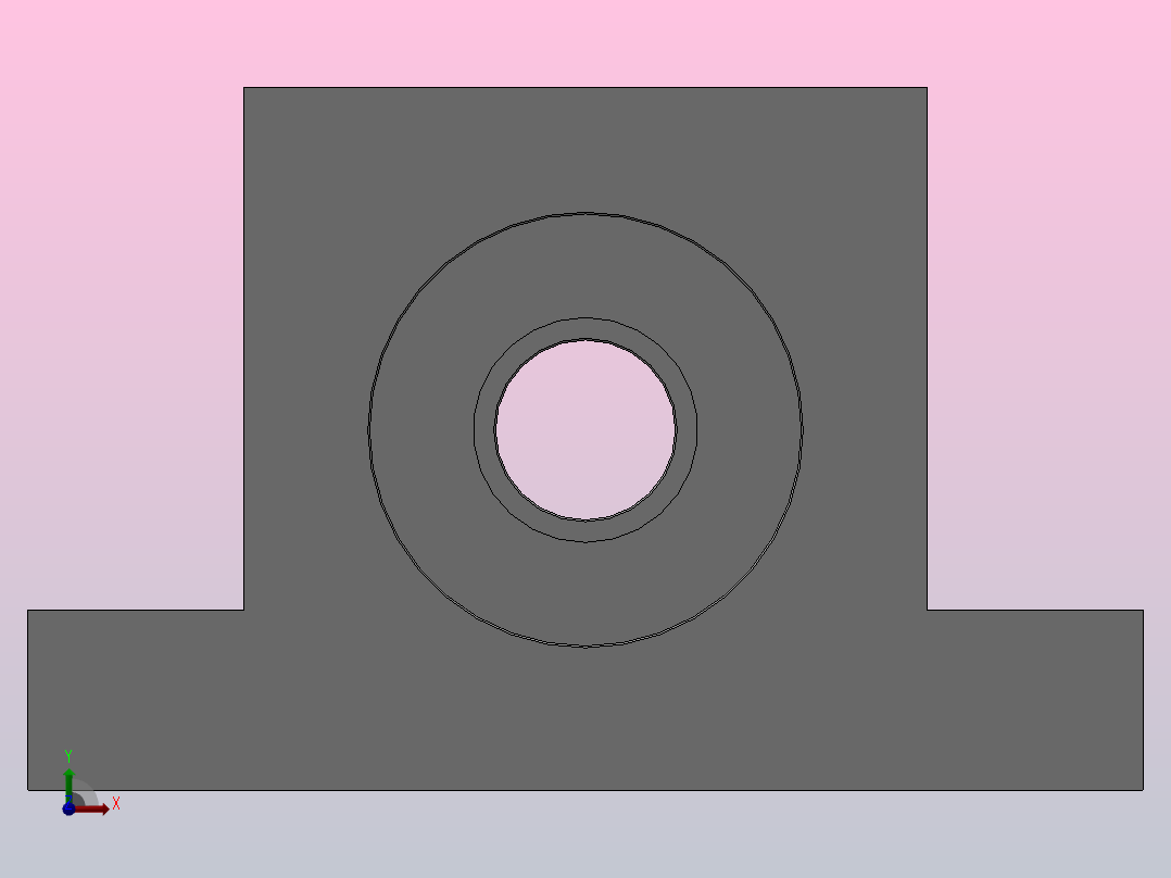 T型高度选择型轴承座组件_BTC-6200-2Z-20-A前视图