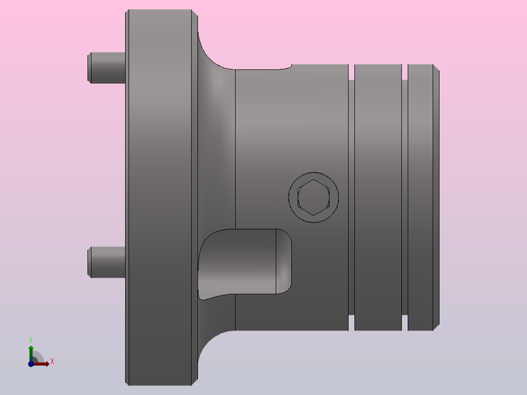 CL中空筒夹夹头[CL-30]前视图