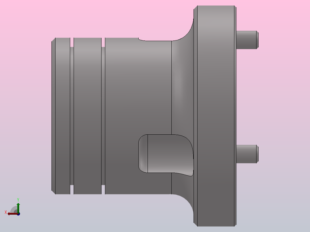 CL中空筒夹夹头[CL-30]后视图