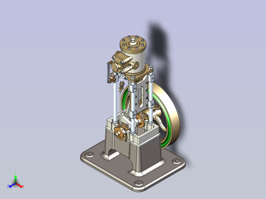 蒸汽引擎3D数模图纸