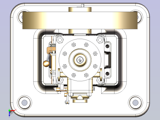蒸汽引擎3D数模图纸俯视缩略图