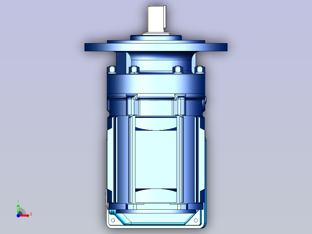 住友(SMT)减速机3D CNVM01-6070前视图