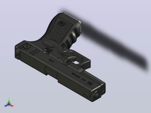 Glock 18C手枪参考模型