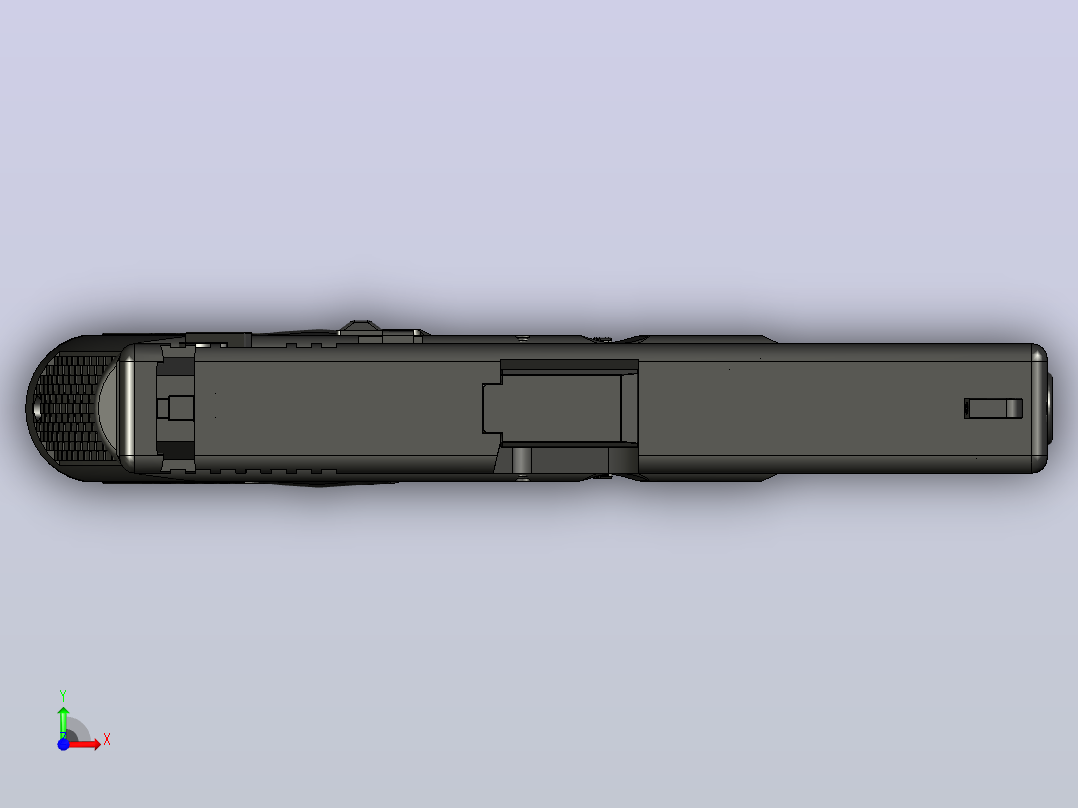 Glock 18C手枪参考模型前视图