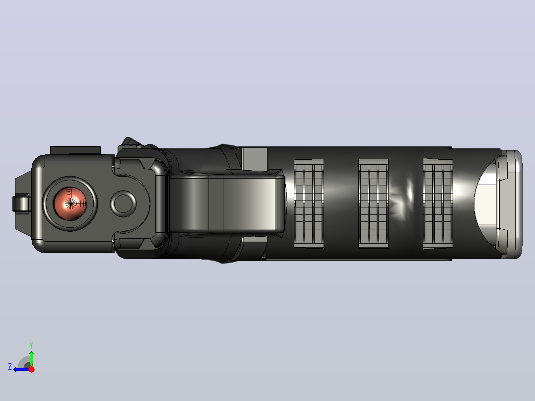 Glock 18C手枪参考模型右视图