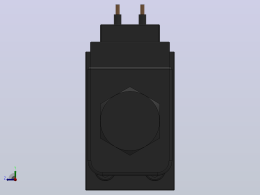 三位五通双电控换向阀（出线式）[QVZB5320-5G-01]右视缩略图