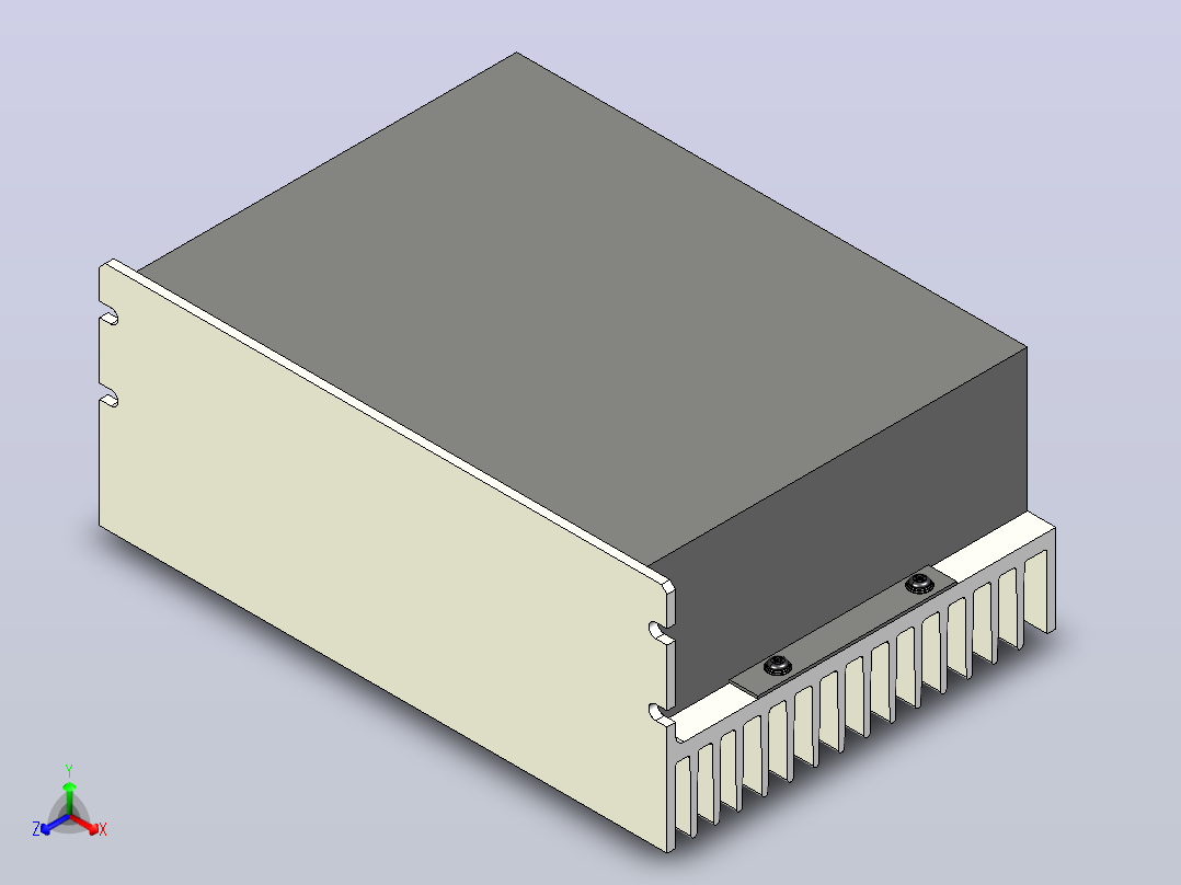 数字步进电机与驱动器DM2282_3D图主视图