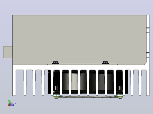 数字步进电机与驱动器DM2282_3D图左视缩略图