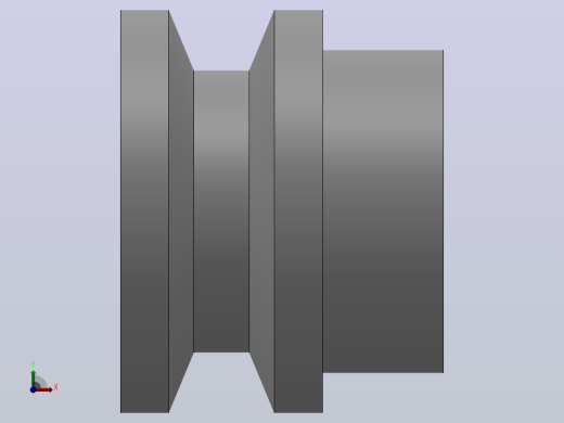紧定螺钉型圆皮带用滑轮_BRDLTB-18-H5-2-A前视缩略图